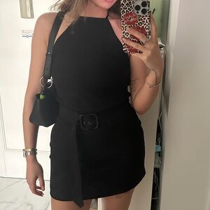 Meshki Black Mini Dress